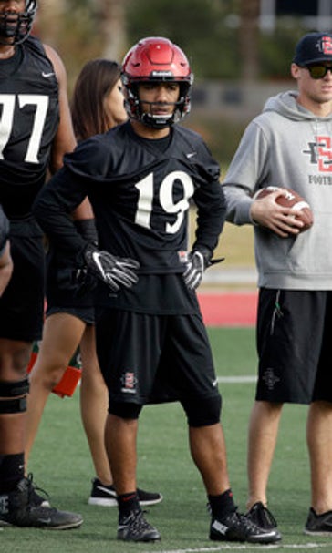 Pumphrey can set NCAA rushing record in Las Vegas Bowl